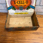 Vintage Wooden Cigar Box Caba's The X-Cell-O Wooden / Chicago, Illinois / Brevas
