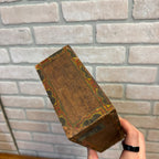 Vintage Wooden Cigar Box Caba's The X-Cell-O Wooden / Chicago, Illinois / Brevas