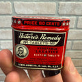 Vintage Nature's Remedy 50 Cents Small laxatives Tin Drug Pharmacy