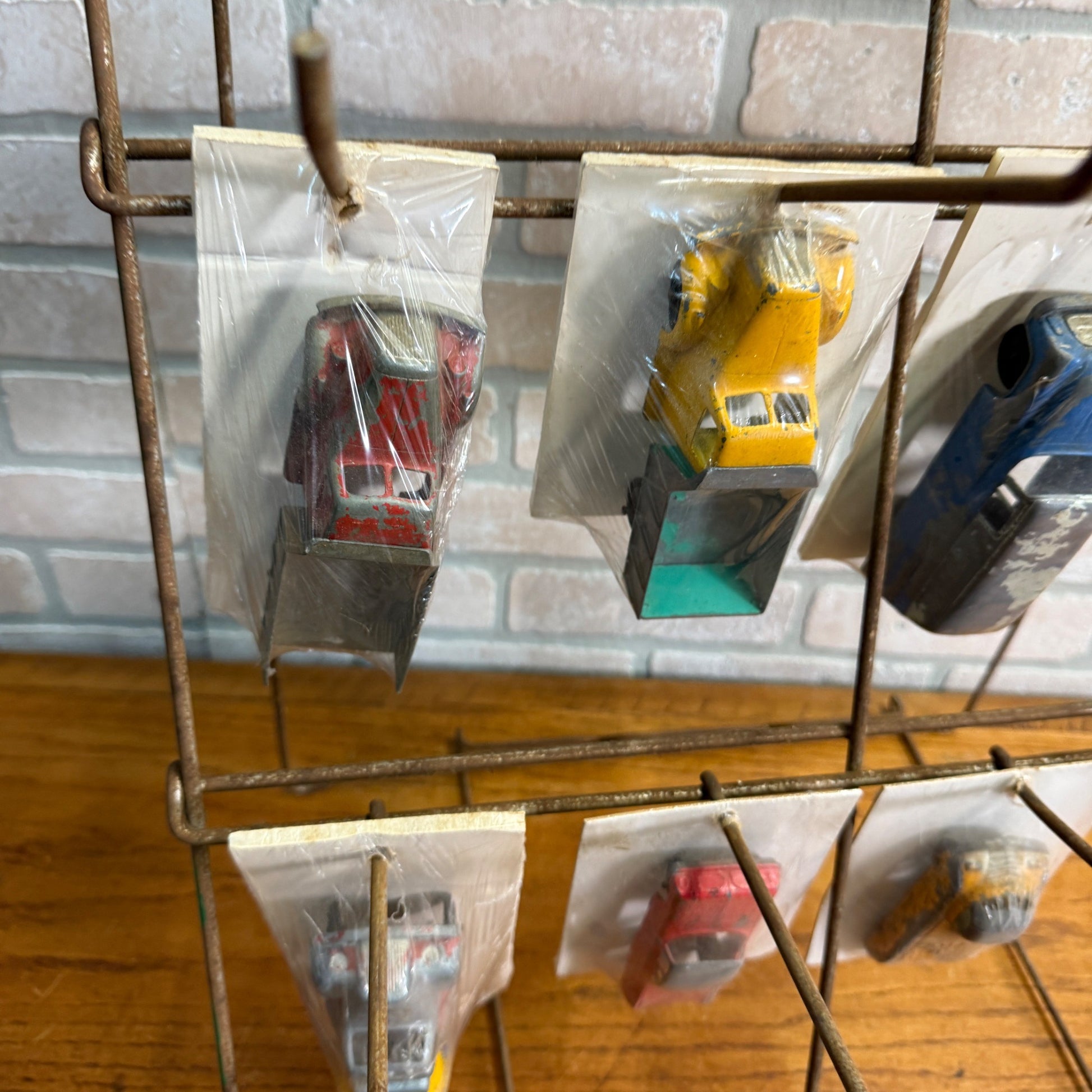 RARE Vintage 1950s TootsieToy Cars Toy Store Display Advertising Rack Sign