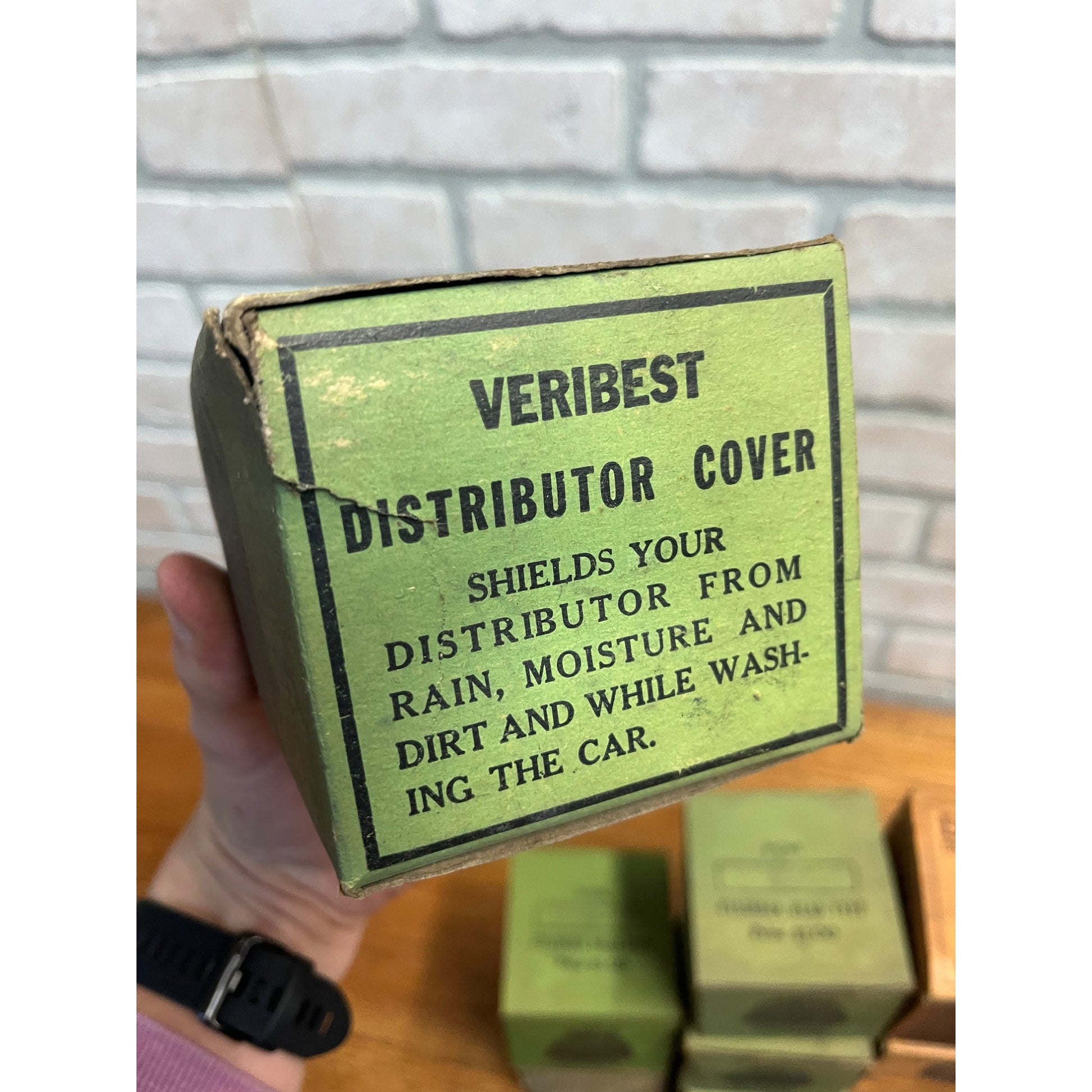 Vintage 1920s Lot Daisy & Veribest Automobile Auto Distributor Covers NOS Display