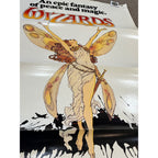 RARE Vintage 1977 Wizards Style B Fairy Ralph Bakshi Original Movie Poster 27x41