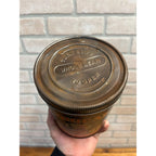 Vintage 1920s Mohican Coffee Tin Can 1 lb Advertising The Mohican Co. New York