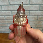 Antique 1920s Father Christmas Santa Claus Glass Ornament Early