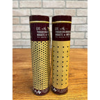 Vintage Mabex Vaporizer Bug Killer Fumigator Tins Farm Advertising Pair