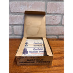 Antique c1880s President James Garfield Headache Powder Store Display Box Medicine