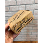 Antique c1880s President James Garfield Headache Powder Store Display Box Medicine
