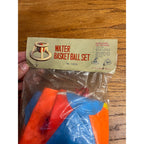 Vintage 1950s Vinyl Inflatable Water Basketball Beach Ball Set Pool Toy NOS NEW
