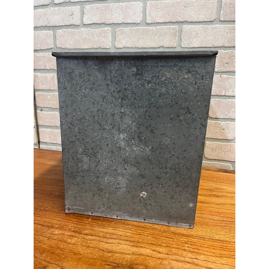Vintage Fairmont Milk Dairy Front Porch Metal Milk Man Box Galvanized Advertising