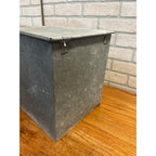 Vintage Fairmont Milk Dairy Front Porch Metal Milk Man Box Galvanized Advertising