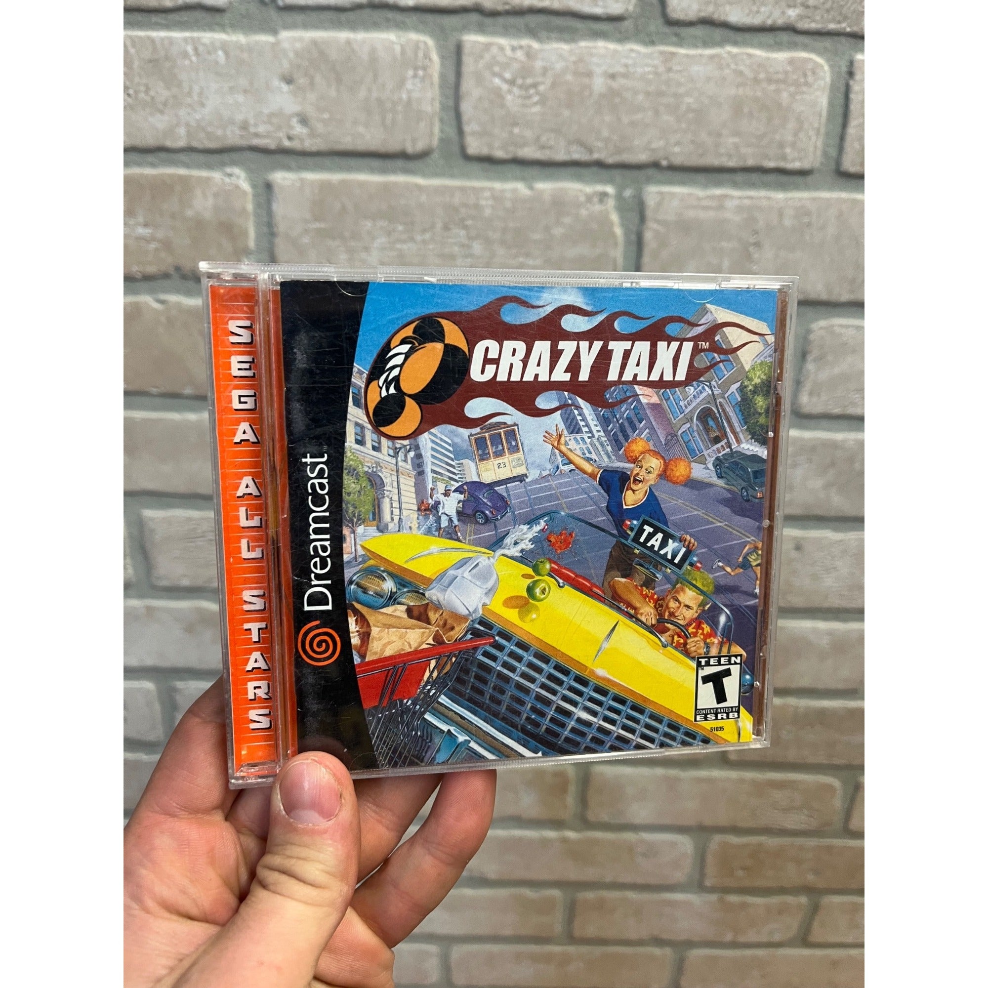 SEGA Crazy Taxi Sega Dreamcast 2000 Racing Arcade Manual