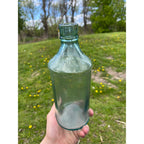 Patented Feb. 14 1899 Carter's Cork Top Full Quart Aqua Blue Green Glass Master Ink 1890s 1900s