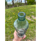 Patented Feb. 14 1899 Carter's Cork Top Full Quart Aqua Blue Green Glass Master Ink 1890s 1900s