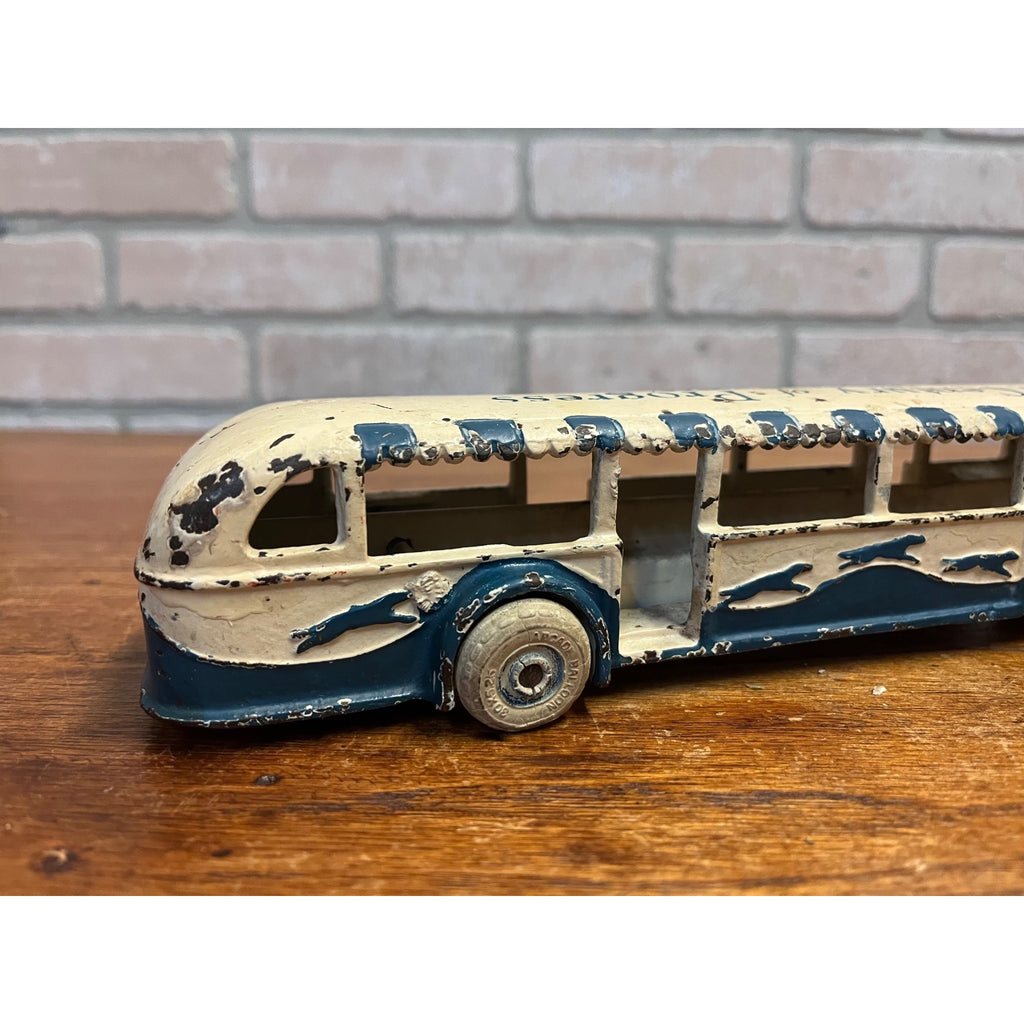 Original Arcade Cast Iron Century of Progress Chicago 1933 Greyhound Tandem Bus Toy