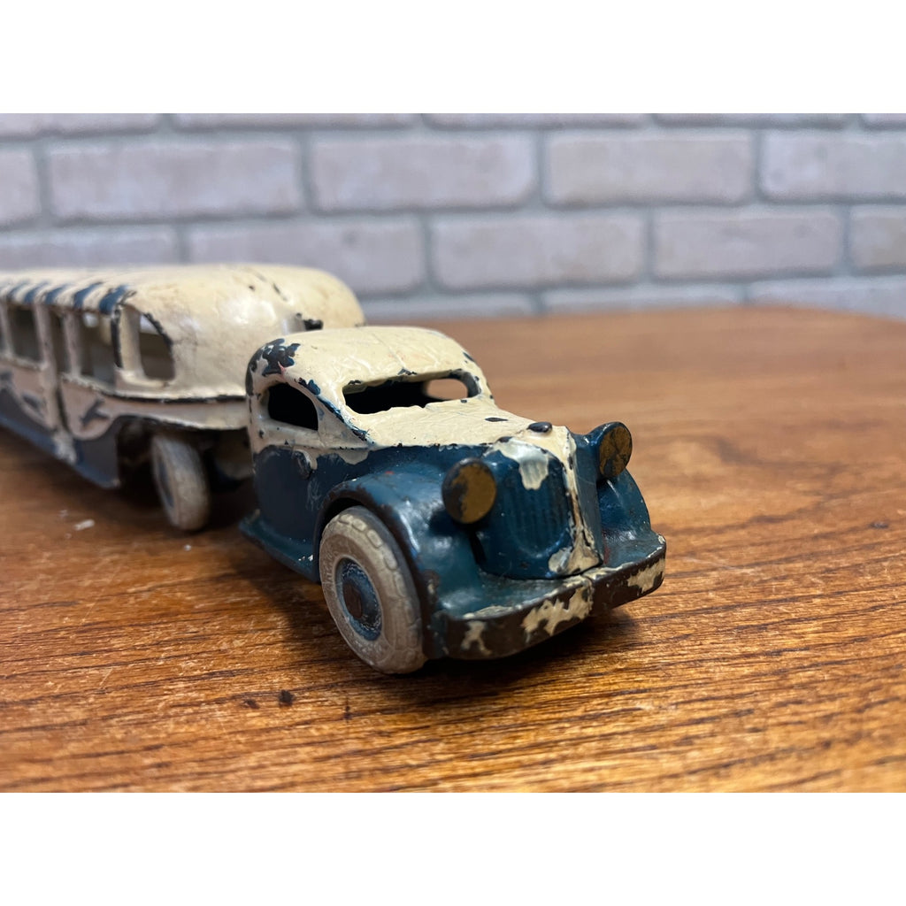 Original Arcade Cast Iron Century of Progress Chicago 1933 Greyhound Tandem Bus Toy