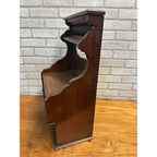 Antique Victorian 2-Drawer Mirrored Shaving Cabinet Bathroom Vanity Tabletop