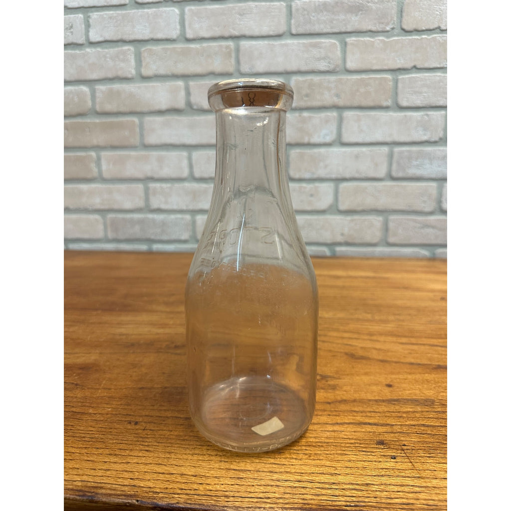 Vintage Fond du Lac Milk Association Bottle Quart Farm Dairy Wisconsin Wis WI