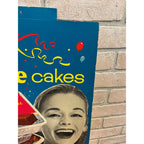 Vintage Sara Lee Cakes Advertising Grocery Store Display Advertising Cardboard