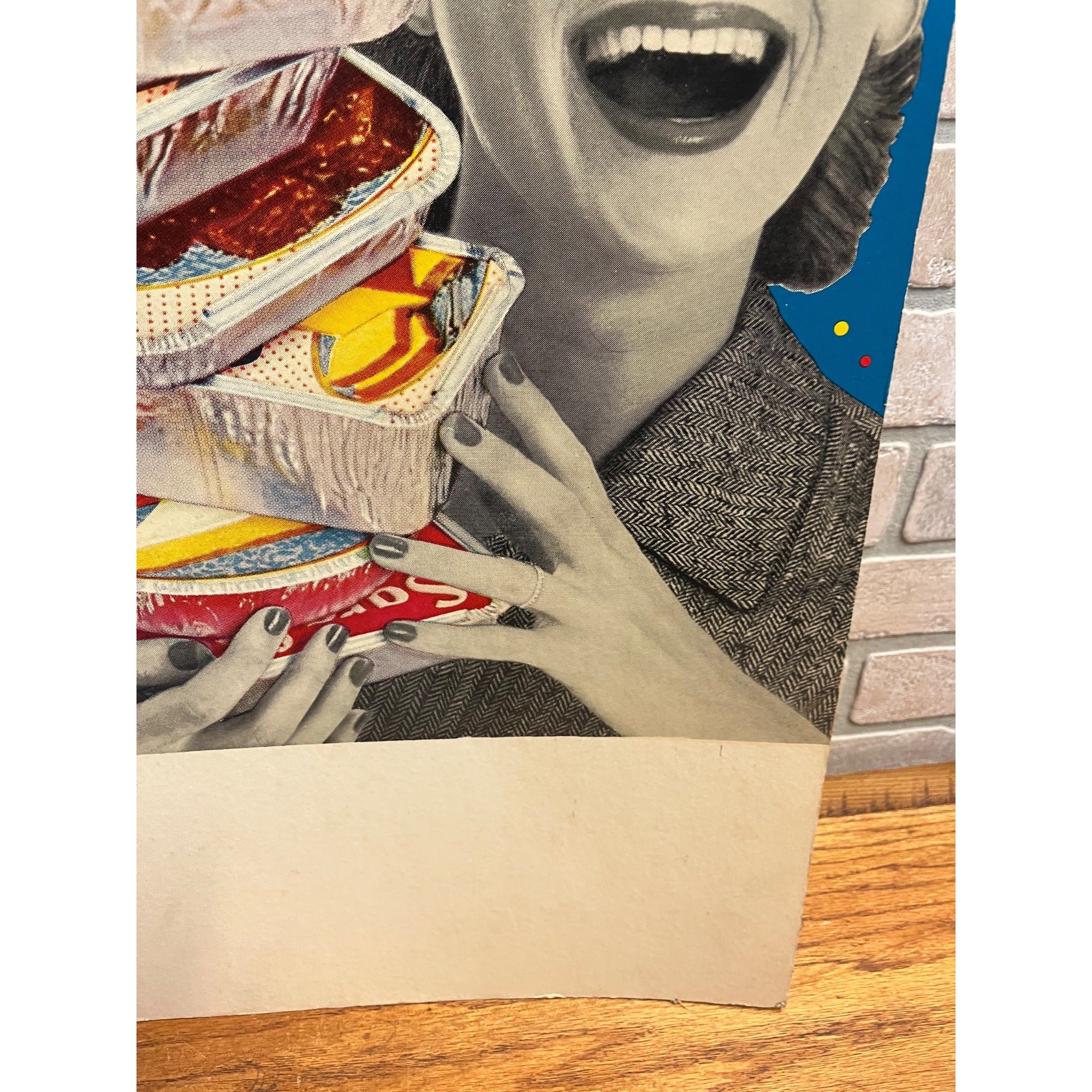 Vintage Sara Lee Cakes Advertising Grocery Store Display Advertising Cardboard