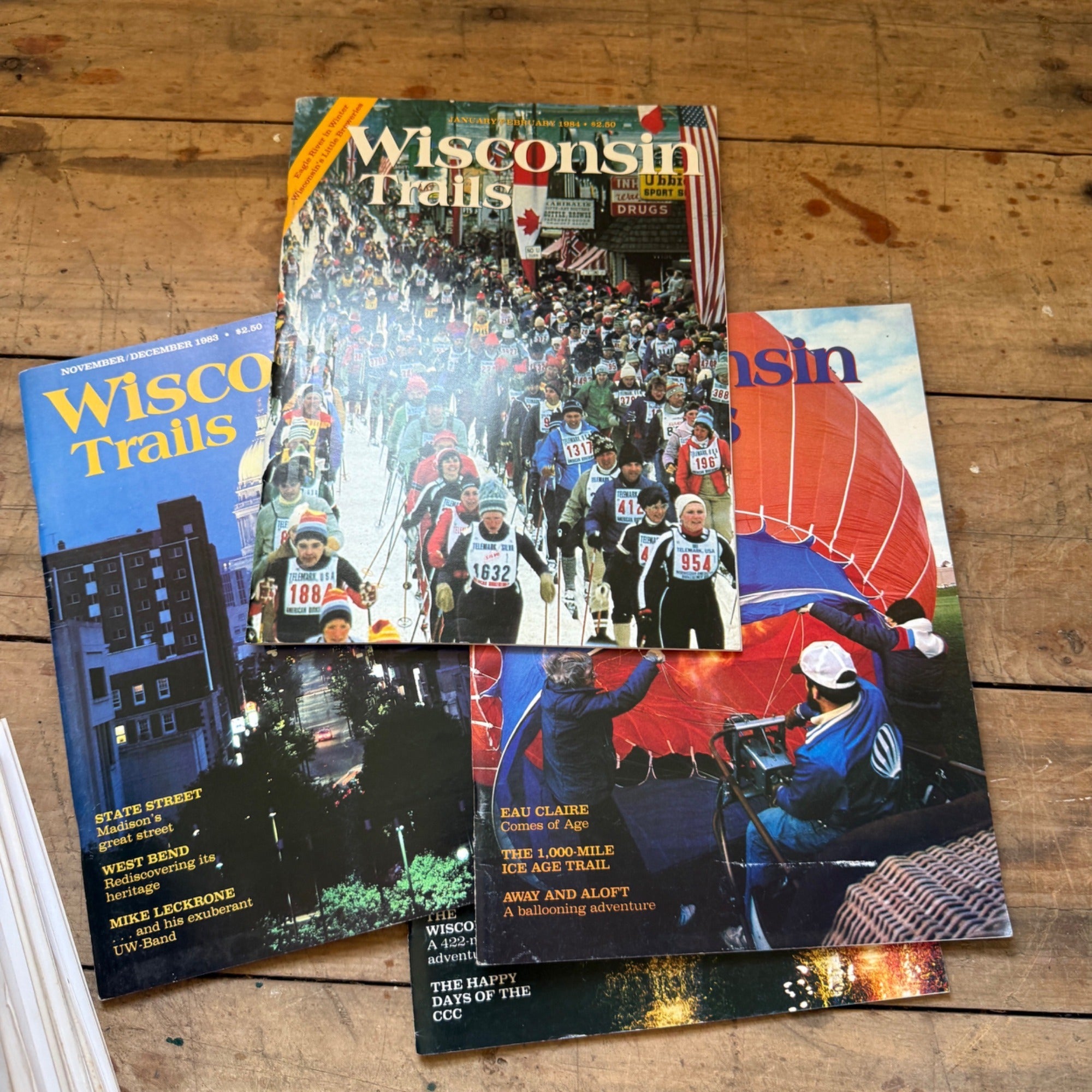 Huge Lot 1970s Wisconsin Trails and Wisconsin Week-End Magazines Mailers