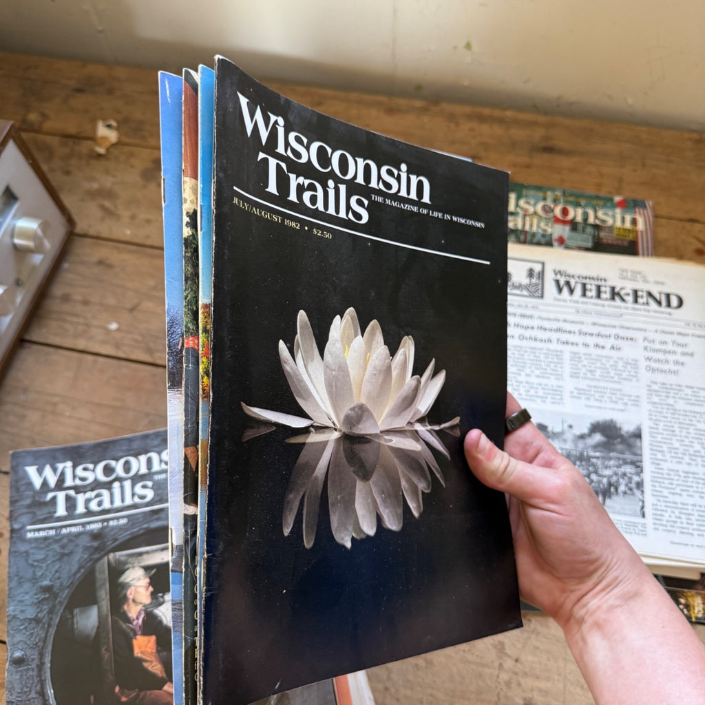 Huge Lot 1970s Wisconsin Trails and Wisconsin Week-End Magazines Mailers