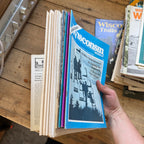 Huge Lot 1970s Wisconsin Trails and Wisconsin Week-End Magazines Mailers