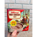 ANTIQUE NESTLE 24OZ HOT COCOA TIN CHOCOLATE CAN CAMPING SKIING GROCERY STORE