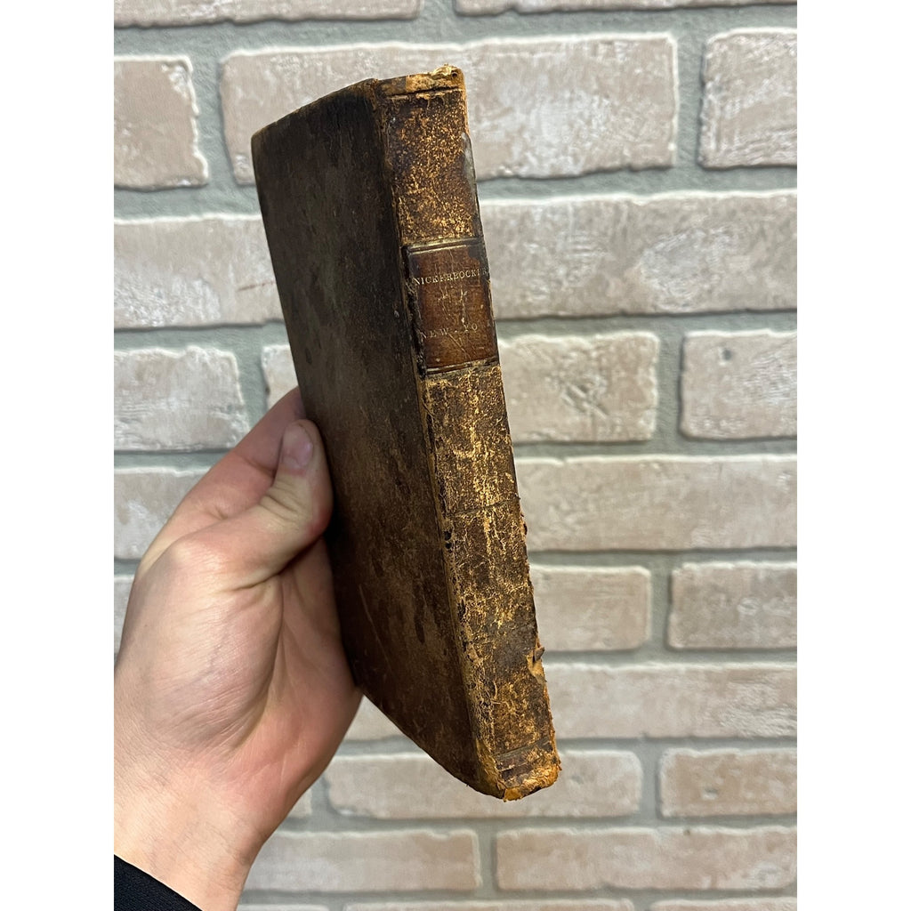 Original 1826 "A History of New York" Diedrich Knickerbocker (Washington Irving)