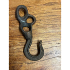Antique Vintage Cast Iron Hay Trolley Speed Hook Rope Slide Old Farm Barn 9.5"