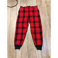 Vintage JC Higgins Woolrich Red Buffalo Plaid Wool Flannel Hunting Pants Fall Winter Distressed