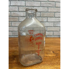 Carnival Guernsey Dairy  Quart Store Milk Bottle - Algoma, Wis Wi