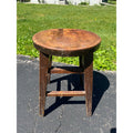 Antique Primitive Milking Stool Old Farmhouse Wooden Stool Rustic Country Decor