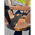 Antique Primitive Milking Stool Old Farmhouse Wooden Stool Rustic Country Decor