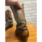 Vintage Men's Wrangler Leather Cowboy Western Boots Size 9.5D