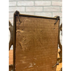 Vintage Antique Ornate Metal Gold Standing Picture Frame