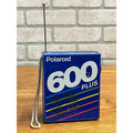 Polaroid 600 Plus Instant Color Film Blue AM FM Portable Radio - WORKING