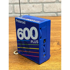 Polaroid 600 Plus Instant Color Film Blue AM FM Portable Radio - WORKING