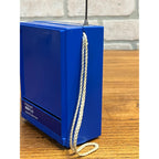 Polaroid 600 Plus Instant Color Film Blue AM FM Portable Radio - WORKING