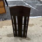 Vintage Mission Oak Four Tier Bookshelf Display Rack Solid Wood - Arts & Crafts