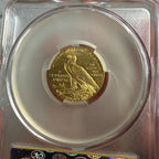 1912 $5 Indian Gold Half Eagle Coin CAC MS63 Witterbrick