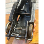 Original Vintage Arcade Two Tone Gray & Black Cast Iron Chevy Coupe / Sedan 8"