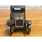 Original Vintage Arcade Two Tone Gray & Black Cast Iron Chevy Coupe / Sedan 8"