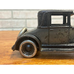 Original Vintage Arcade Two Tone Gray & Black Cast Iron Chevy Coupe / Sedan 8"