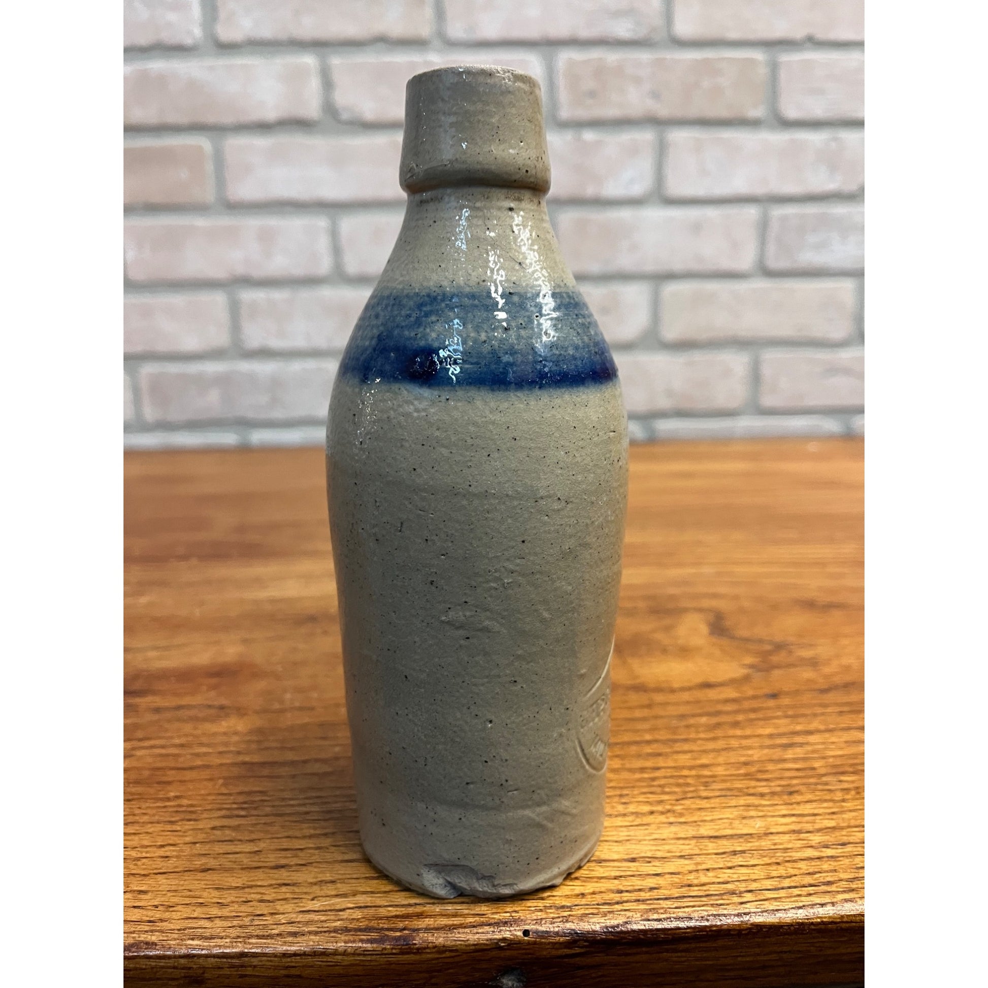 Antique Charles Gipfel Union Brewery Milwaukee Wis. Clay Stoneware Beer Bottle