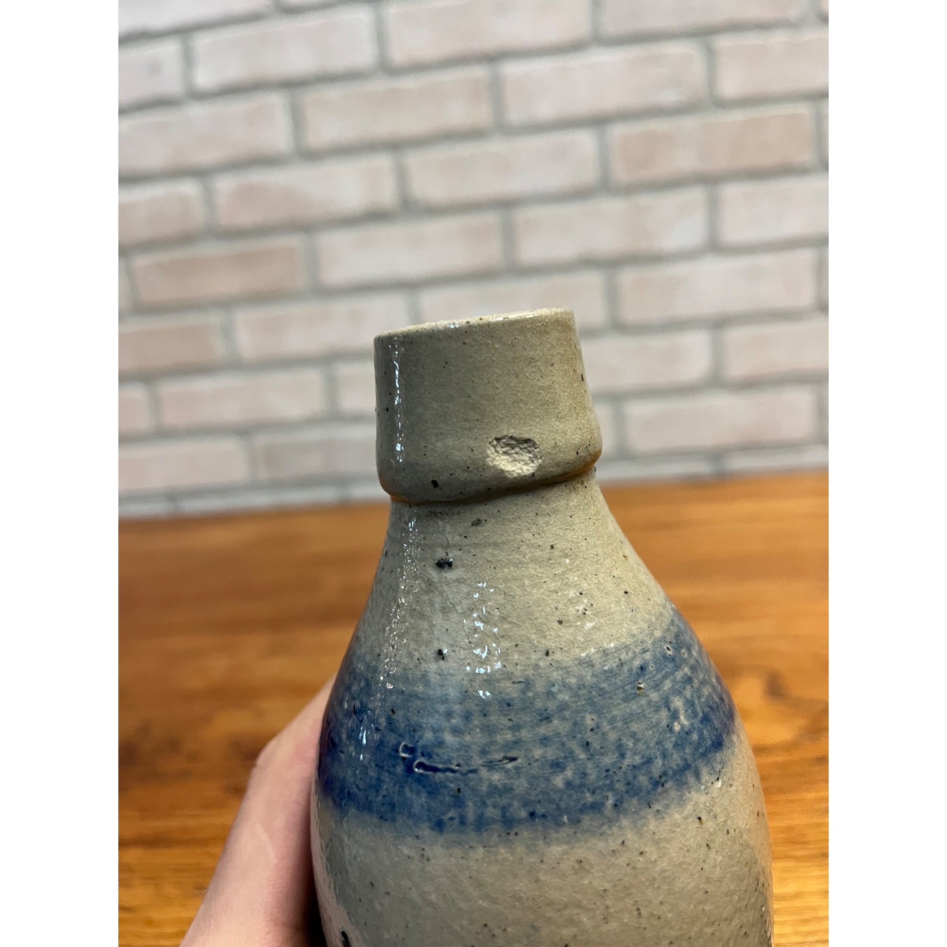 Antique Charles Gipfel Union Brewery Milwaukee Wis. Clay Stoneware Beer Bottle