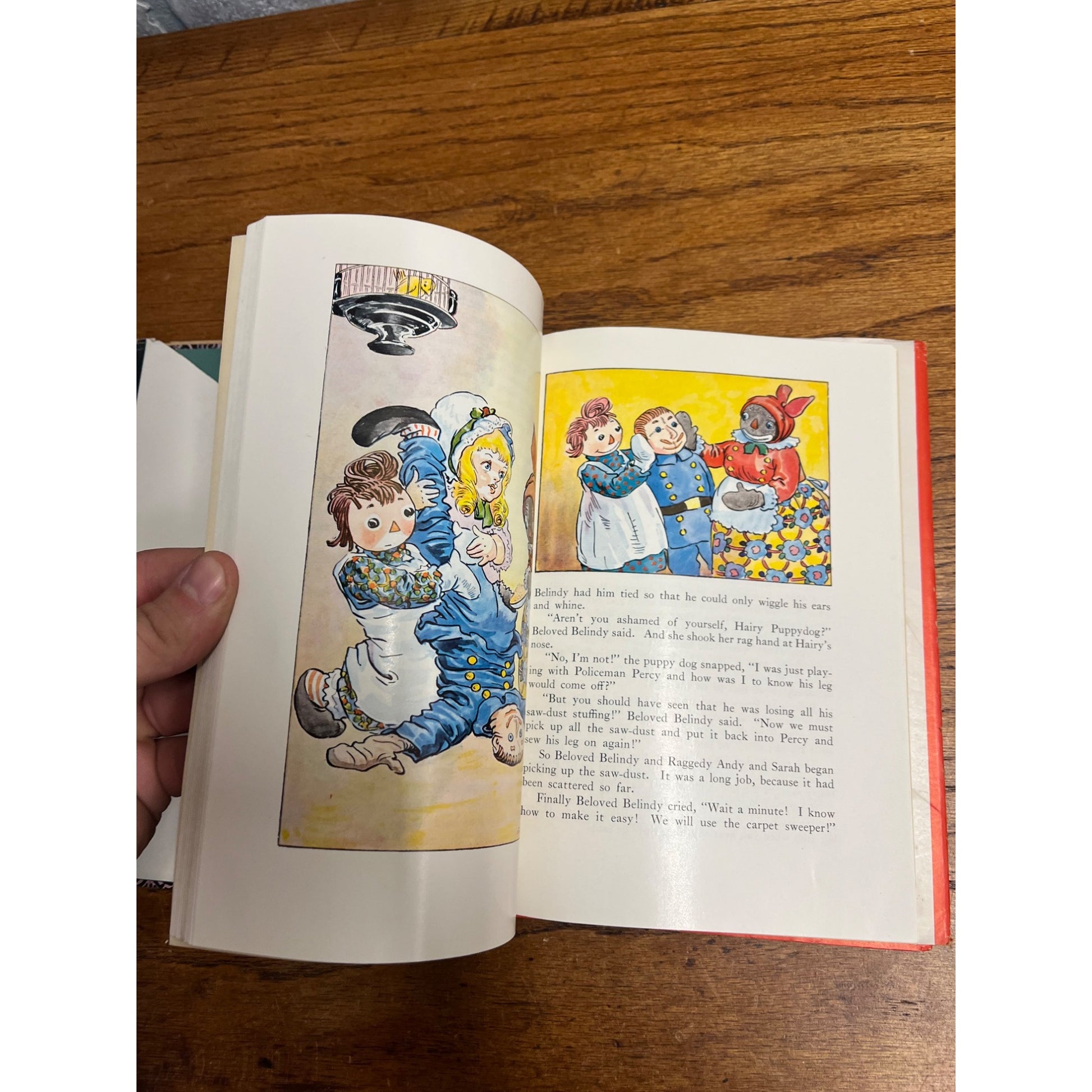 A Raggedy Ann Book Beloved Belindy By Johnny Gruelle 1926 Hardcover Book