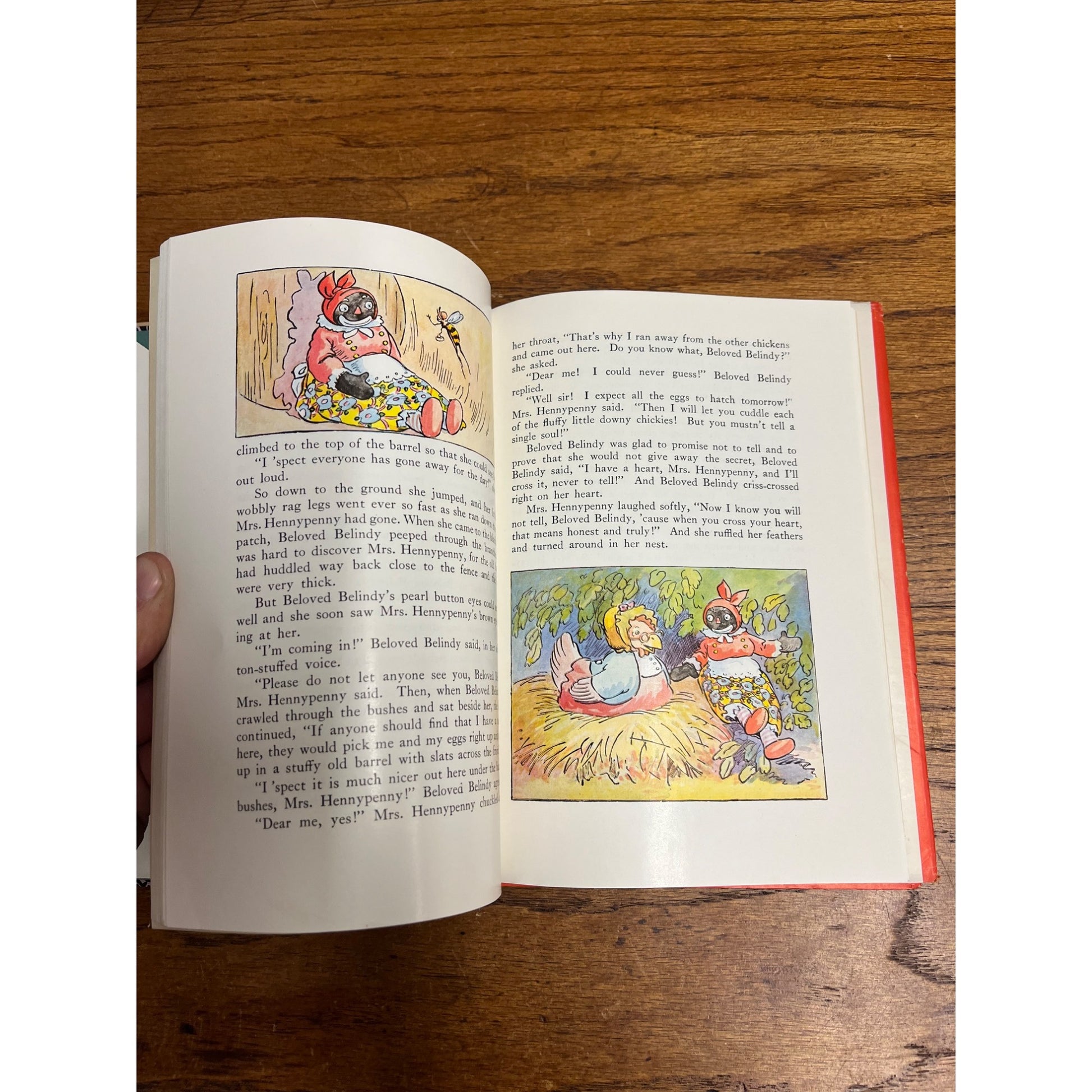 A Raggedy Ann Book Beloved Belindy By Johnny Gruelle 1926 Hardcover Book