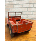 Vintage 1950s Al-Toy Cast Aluminum Willy's Jeep Child's Toy Red Original