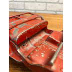 Vintage 1950s Al-Toy Cast Aluminum Willy's Jeep Child's Toy Red Original