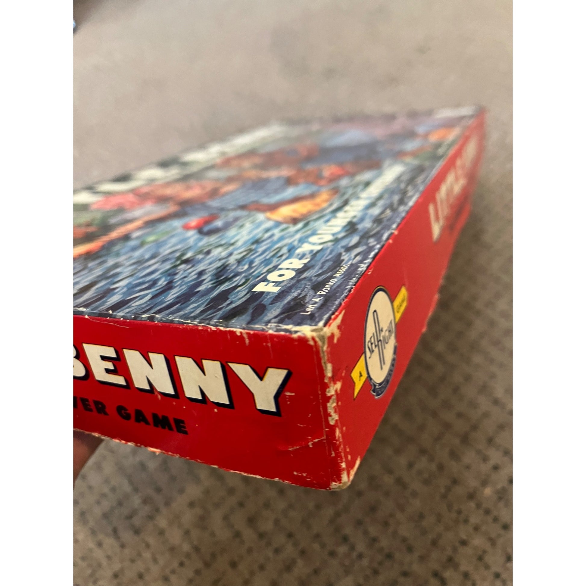 Little Benny: The Eager Beaver Board Game 1957 Selchow & Righter 99.9% Complete